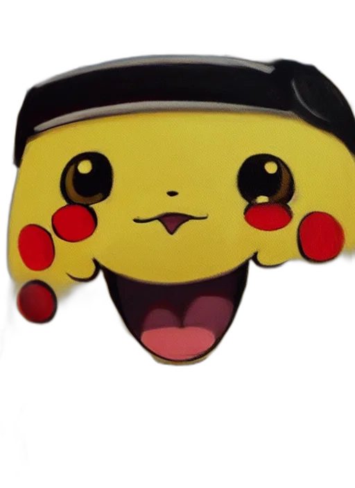 hat, face, mask, staff, anime, 3d render, pixel art, professional transparent PNG cut-out
