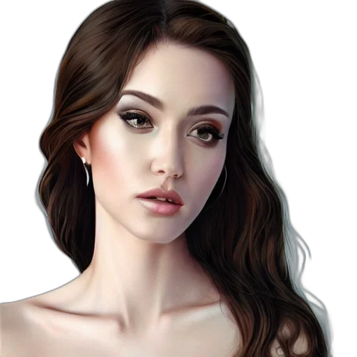 face, jewelry, crown, hair transparent PNG cut-out