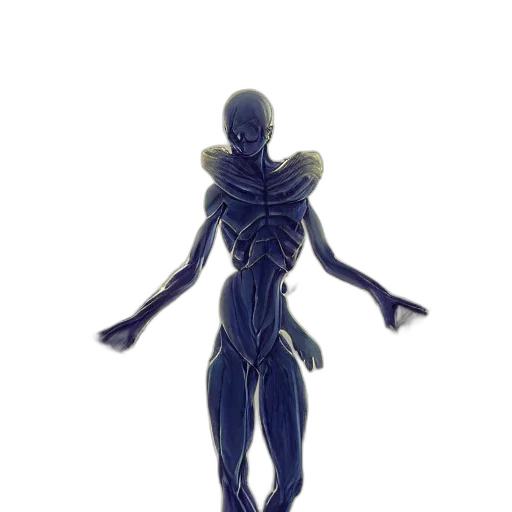 robot, creature, staff, mask transparent PNG cut-out