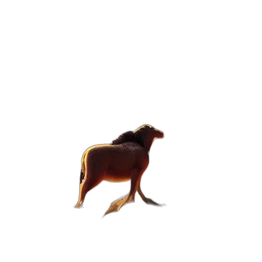 animal, creature, dragon, hair, 3d render, concept art, photorealistic, watercolor transparent PNG cut-out