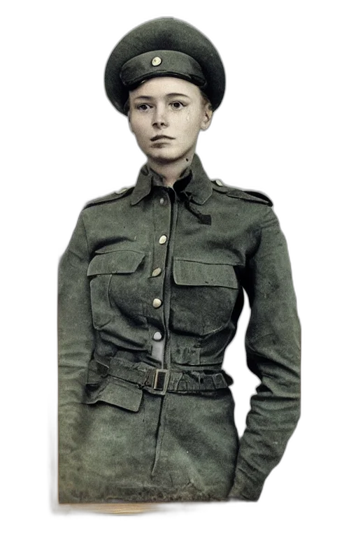 jacket, hat, staff, dress, photorealistic, concept art, beautiful, portrait transparent PNG cut-out