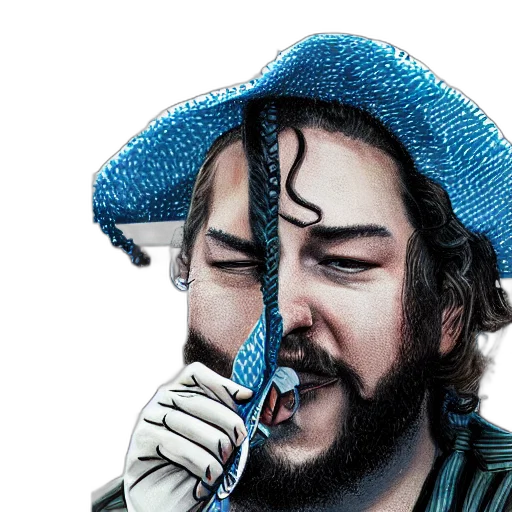 hat, weapon, face, jacket transparent PNG cut-out