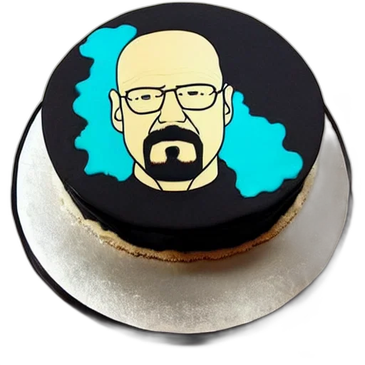 food, cartoon, walter, white, cake transparent PNG cut-out
