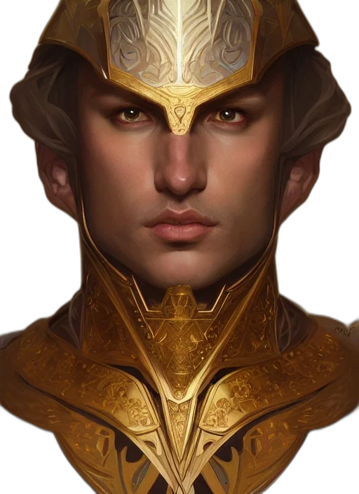 face, crown, mask, fantasy art transparent PNG cut-out