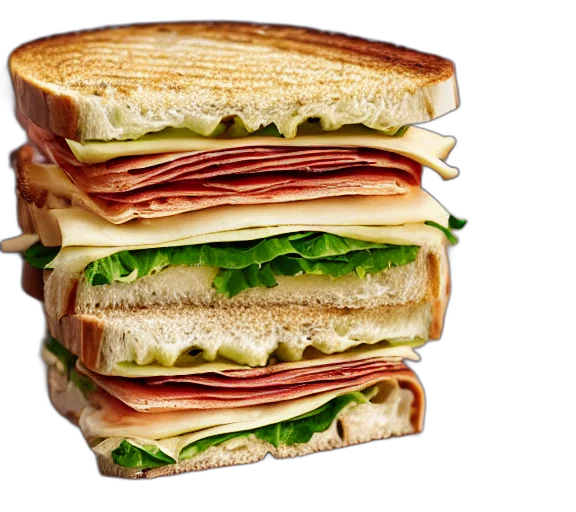 food, dress, animal, photorealistic, 3d render, photo, panini, sandwich transparent PNG cut-out