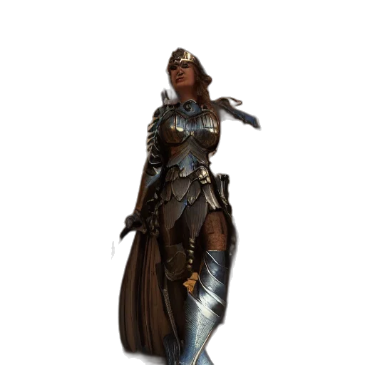 staff, sword, weapon, dress, concept art, fantasy art, 3d render, pixel art transparent PNG cut-out
