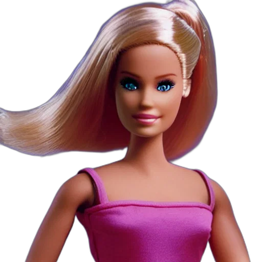 hair, dress, 3d render, cartoon transparent PNG cut-out