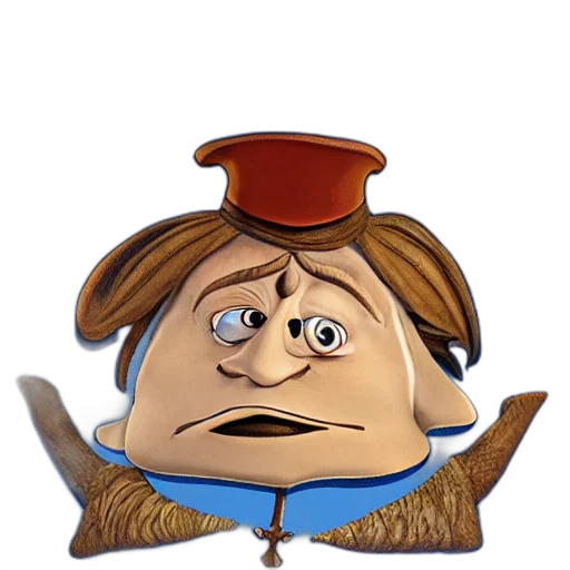 staff, crown, hat, face transparent PNG cut-out
