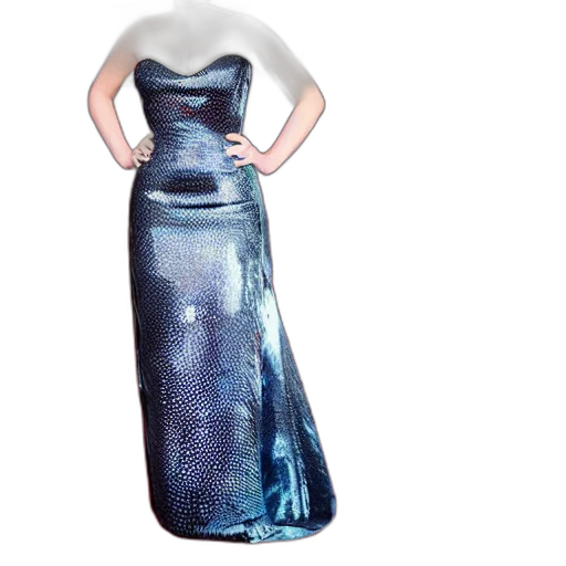 dress, 3d render, photorealistic, outer space, blue, scarlett, johansson, coming transparent PNG cut-out