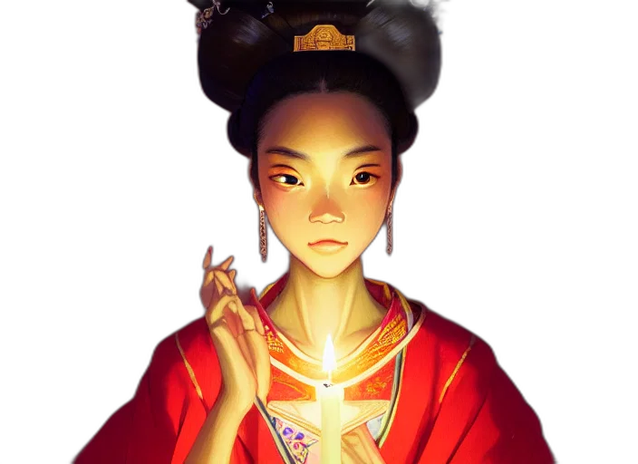 staff, jewelry, crown, face transparent PNG cut-out