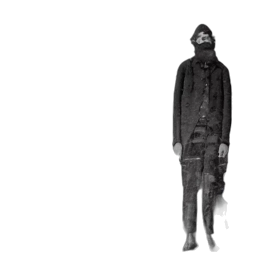 jacket, mask, staff, creature, concept art, pixel art, 3d render, photorealistic transparent PNG cut-out