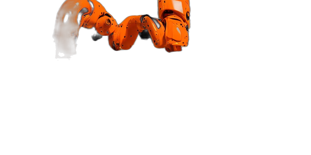 robot, weapon, staff, animal, 3d render, concept art, photorealistic, close transparent PNG cut-out