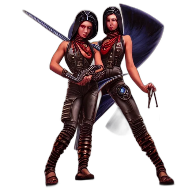 sword, concept art, fantasy art, pixel art, comic book art, dark, atompunk, warrior transparent PNG cut-out