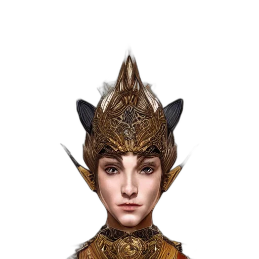 crown, dragon, mask, face, fantasy art, concept art, photorealistic, 3d render transparent PNG cut-out