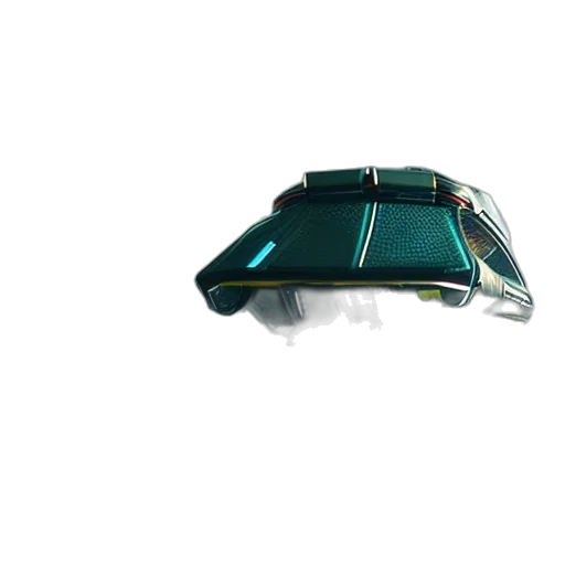car, hat, weapon, crown, 3d render, concept art, photorealistic, vaporwave transparent PNG cut-out