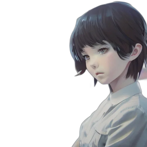 face, robot, staff, creature transparent PNG cut-out