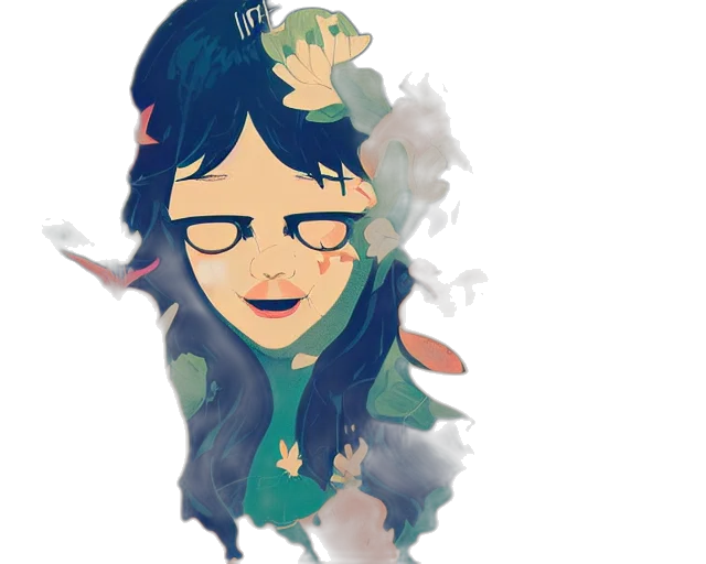 mask, anime, concept art, pixel art transparent PNG cut-out