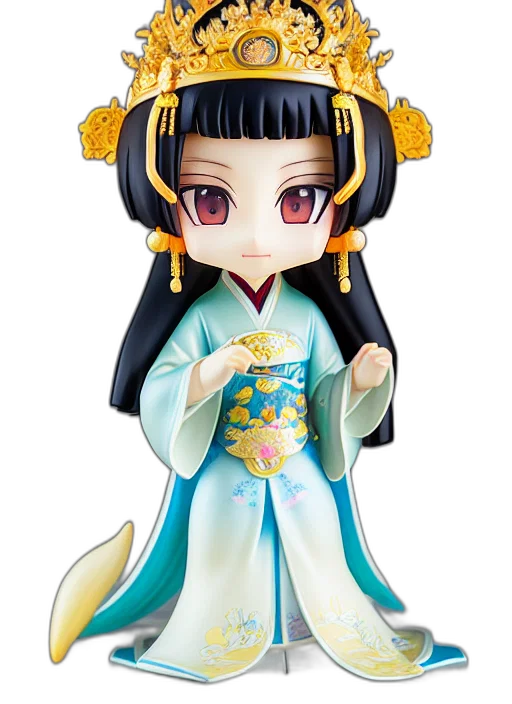 3d render, concept art, fantasy art, photorealistic, arty, qing, dynasty, princess transparent PNG cut-out