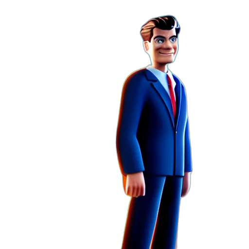 staff, robot, face, jacket transparent PNG cut-out