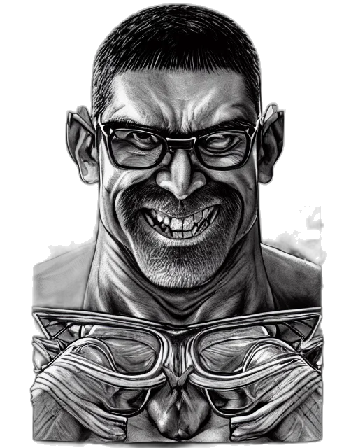 face, mask, staff, comic book art, pencil sketch, fantasy art, photorealistic, highly transparent PNG cut-out