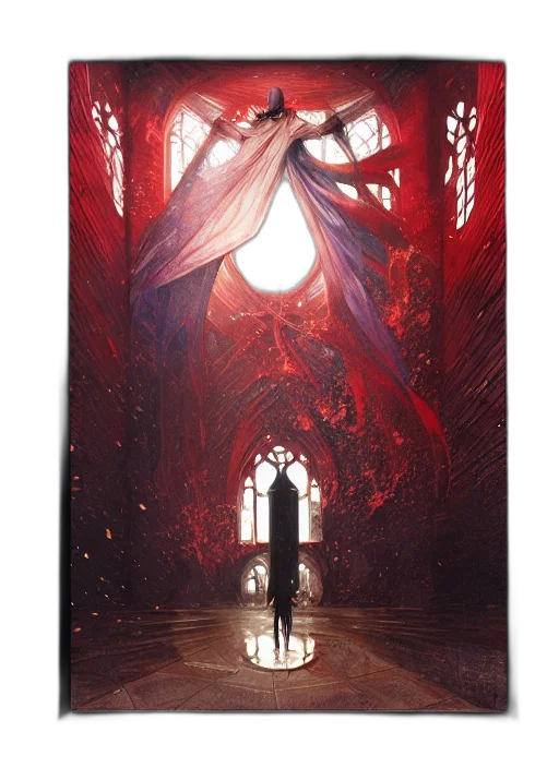 dress, concept art, fantasy art, comic book art transparent PNG cut-out