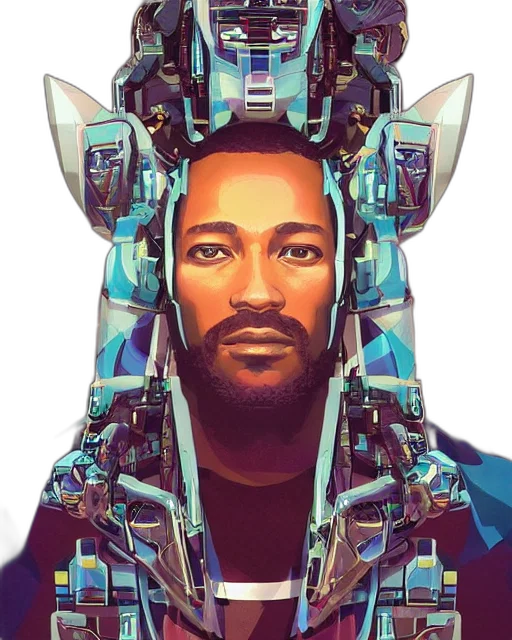 robot, face, mask, crown transparent PNG cut-out