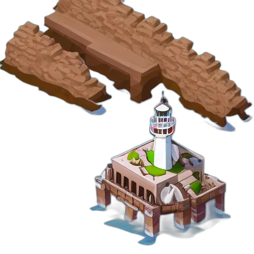 building, furniture, pixel art, concept art transparent PNG cut-out
