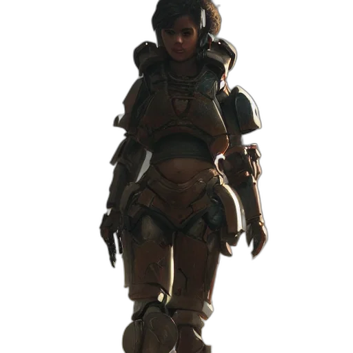 robot, staff, weapon, jacket transparent PNG cut-out
