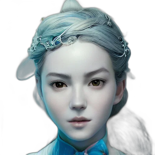 face, mask, crown, robot transparent PNG cut-out