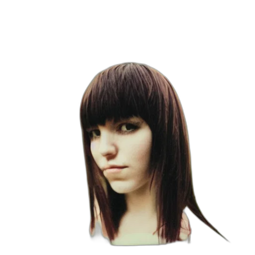 hair, face, robot, staff transparent PNG cut-out