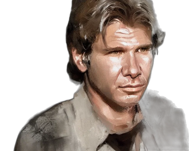 face, photorealistic, comic book art, concept art transparent PNG cut-out