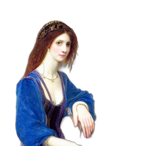 dress, jewelry, crown, face, oil painting, photorealistic, pixel art, fantasy art transparent PNG cut-out