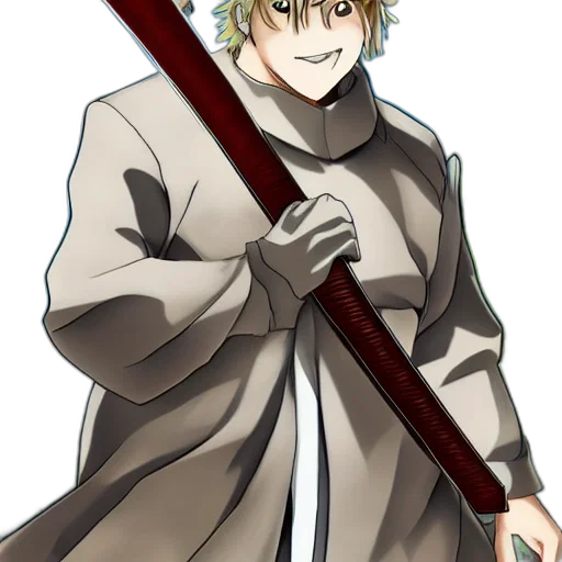 staff, sword, weapon, anime transparent PNG cut-out