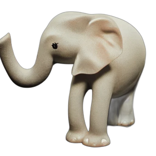 animal, creature, 3d render, photorealistic, concept art, gummy, elephant, studio transparent PNG cut-out