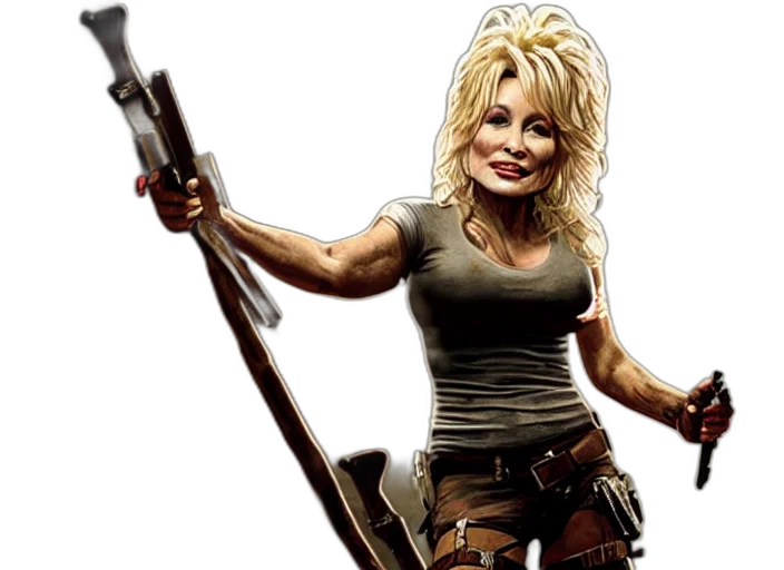 weapon, concept art, comic book art, cartoon, photorealistic, film, still, dolly transparent PNG cut-out