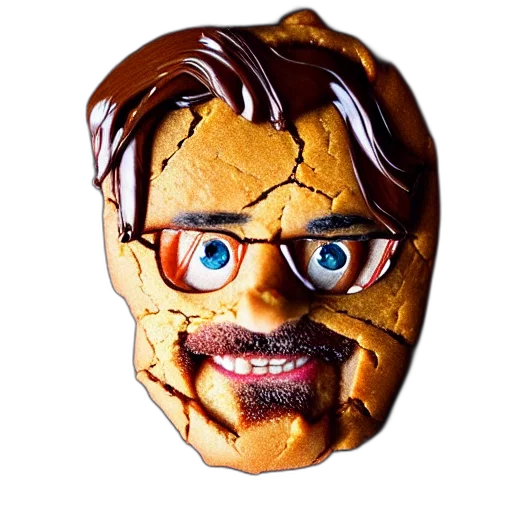 mask, face, food, 3d render, photorealistic, epic, professional, digital transparent PNG cut-out