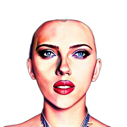 jewelry, face, hair, mask transparent PNG cut-out