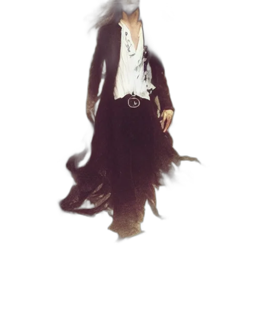 staff, dress, hair, concept art, photorealistic, fantasy art, dark, alternate transparent PNG cut-out