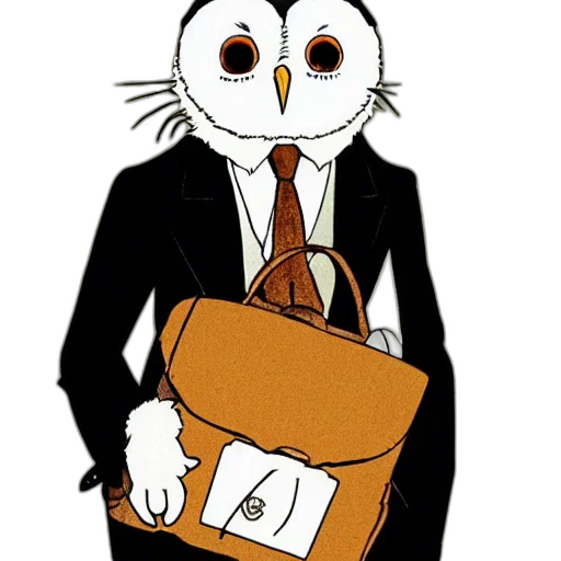 jacket, staff, animal, cartoon transparent PNG cut-out