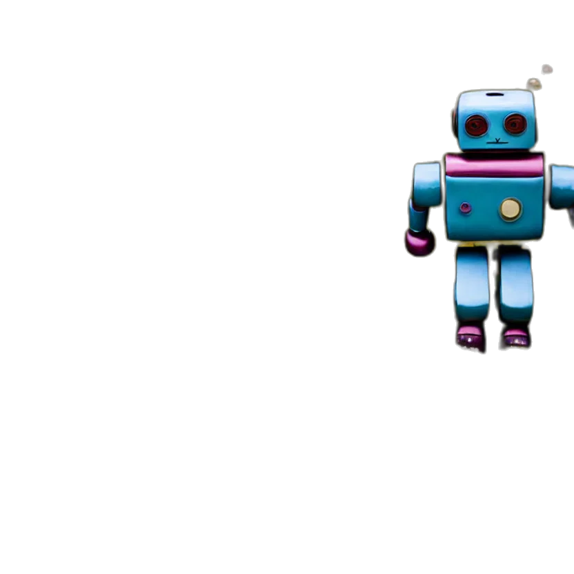 robot, pixel art, 3d render, concept art, cyberpunk, outer space, kodak, portra transparent PNG cut-out