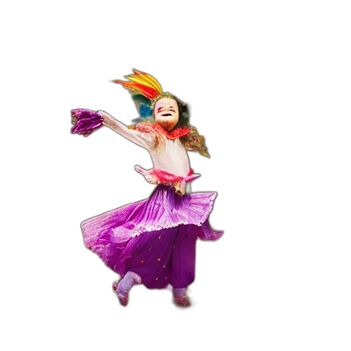 dress, staff, flower, jewelry, 3d render, pixel art, concept art, photorealistic transparent PNG cut-out