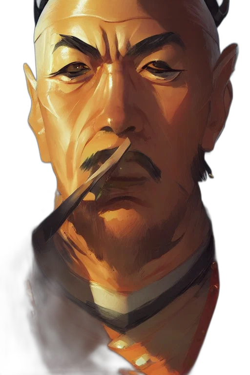 face, staff, mask, concept art transparent PNG cut-out
