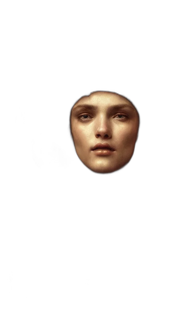 face, mask, hat, crown, photorealistic, 3d render, pixel art, concept art transparent PNG cut-out