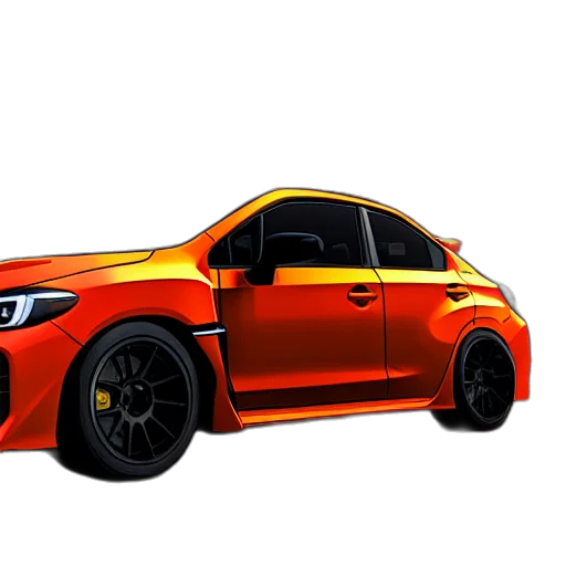 car, 3d render, photorealistic, concept art transparent PNG cut-out