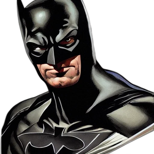 face, mask, comic book art, photorealistic, concept art, portrait, batman, adam transparent PNG cut-out