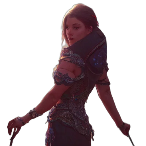 dress, sword, staff, weapon transparent PNG cut-out
