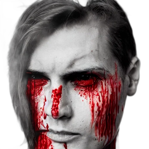 face, mask, creature, hair, photorealistic, concept art, cartoon, pixel art transparent PNG cut-out
