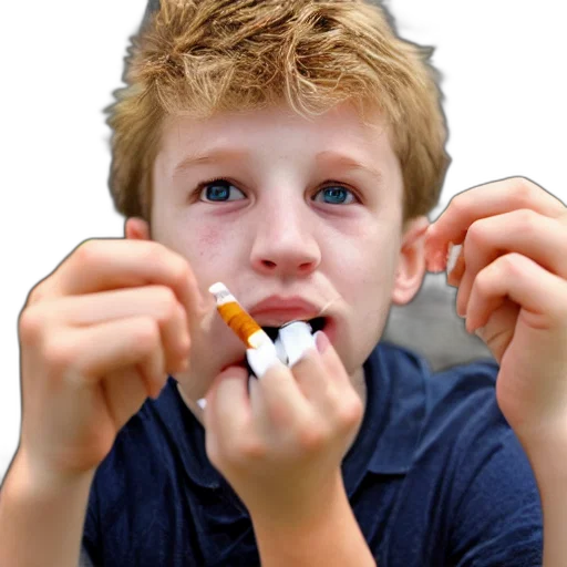 photorealistic, 3d render, kid, eats transparent PNG cut-out