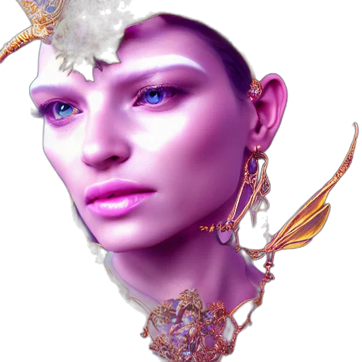 jewelry, crown, face, mask, fantasy art, 3d render, photorealistic, concept art transparent PNG cut-out