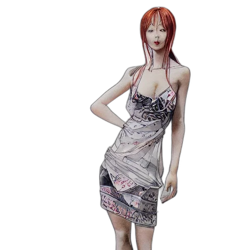 dress, 3d render, photorealistic, concept art, fantasy art, beautiful, realistic, aesthetic transparent PNG cut-out